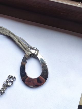 Collana argento 925 goccia