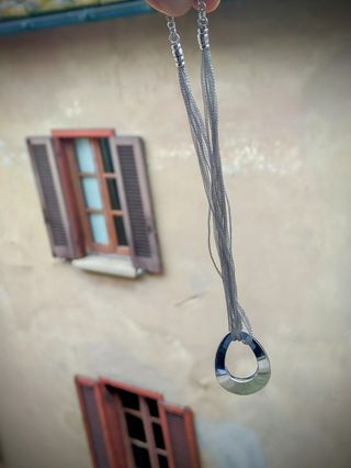 Collana argento 925 goccia