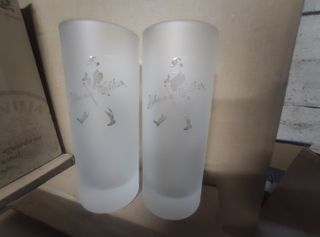 Lote 6 vasos tubo translúcido