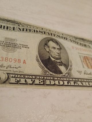 5 Dollari 1953 serie A