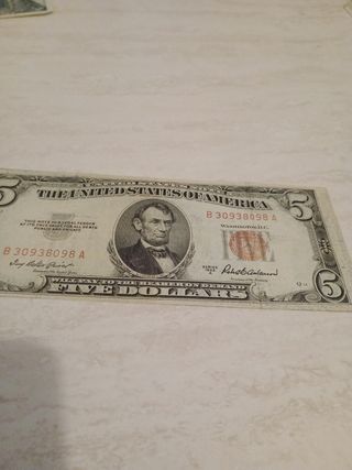  5 Dollari 1953 serie A