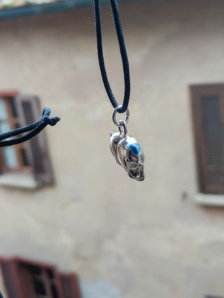 Ciondolo elefantino argento 925 collana