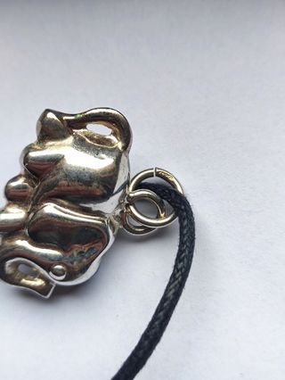 Ciondolo elefantino argento 925 collana