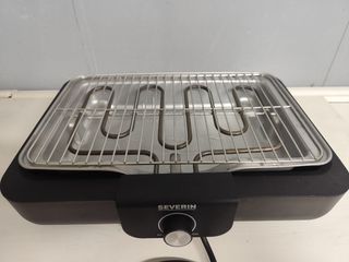 Barbacoa de mesa con parrilla de acero i