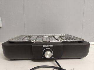 Barbacoa de mesa con parrilla de acero i