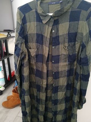 Blusa cuadros KIABI - Talla 38