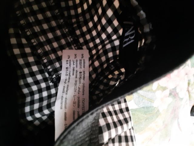 Pantalones vichy blanco y negro