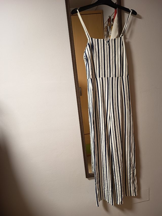 Mono rayas azul y blanco