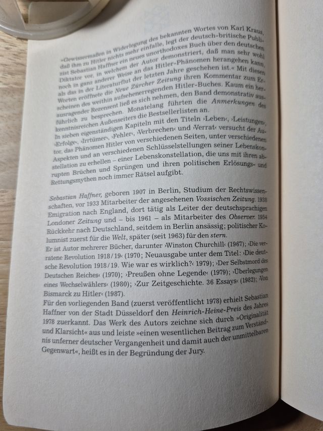 Anmerkungen zu Hitler