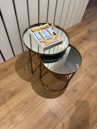 Conjunto Mesas circulares vintage