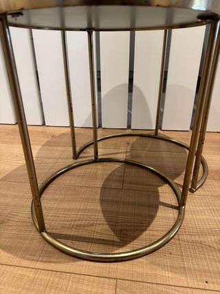 Conjunto Mesas circulares vintage