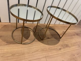 Conjunto Mesas circulares vintage