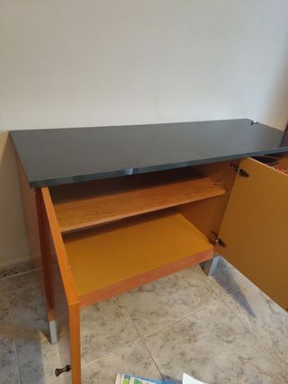 Mueble auxiliar madera-metal