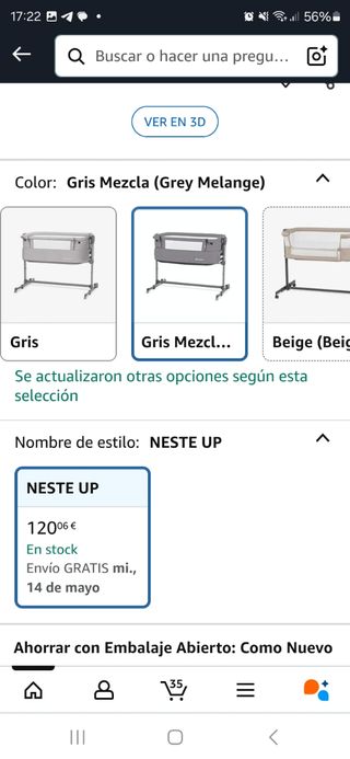 Cuna kinderkraft colecho