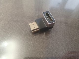 Adaptador HDMI 90 grados en codo