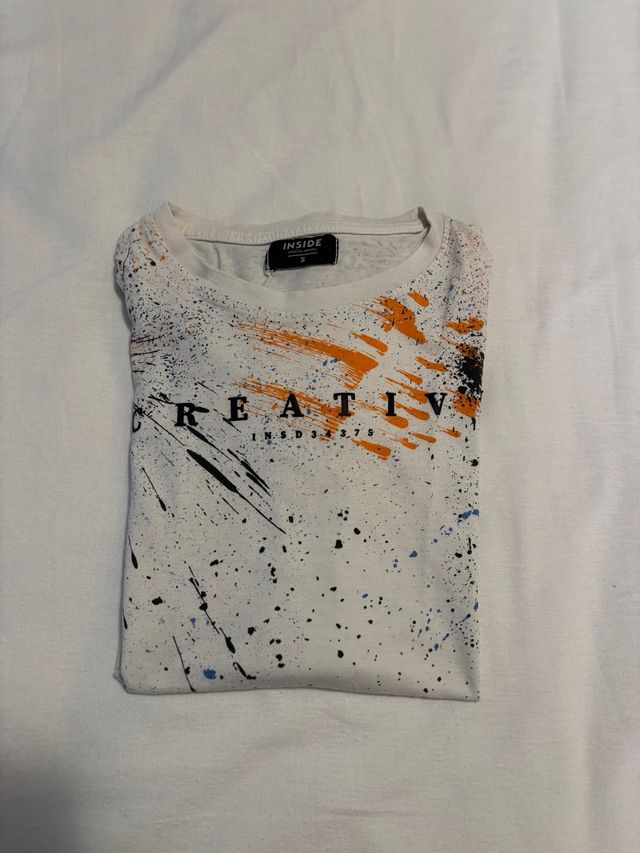 Camiseta INSIDE Creative blanca - Talla S