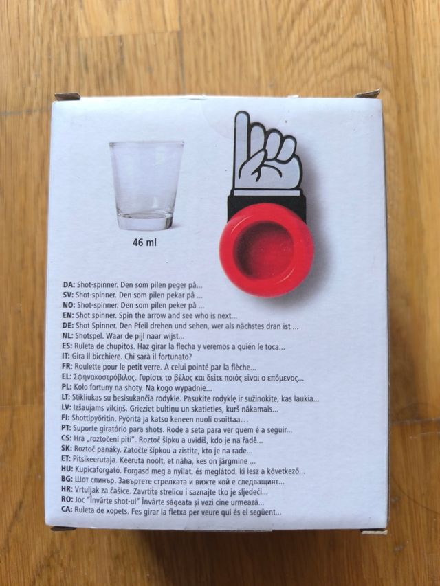 Ruleta chupitos Tiger - Juego beber