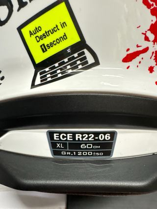 Casco moto XL ufo trial jet