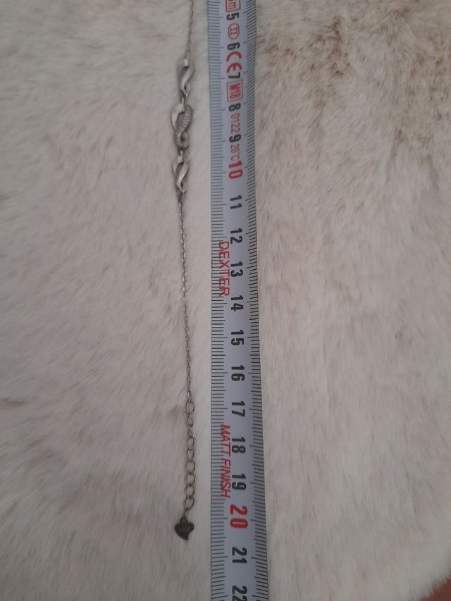 Pulsera infinito plata 925