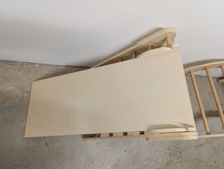 Arco iris y rampa Montessori madera