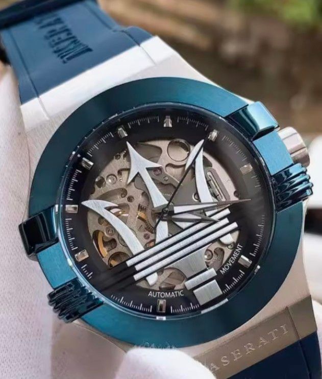 Reloj Maserati Automático Azul