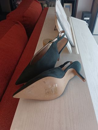 Tacones verdes - Zapatos mujer