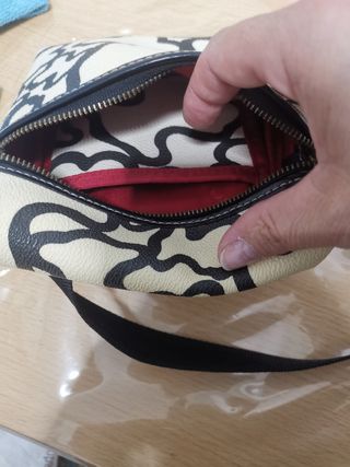 Bolso Tous niña blanco y negro