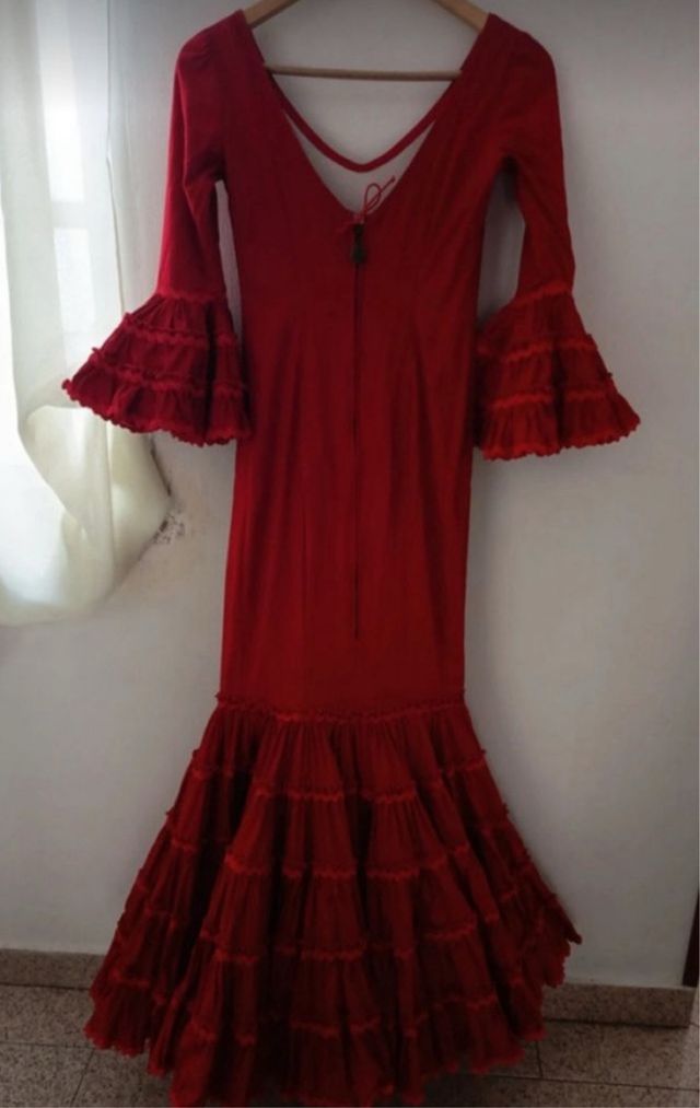 Traje Flamenca Rojo