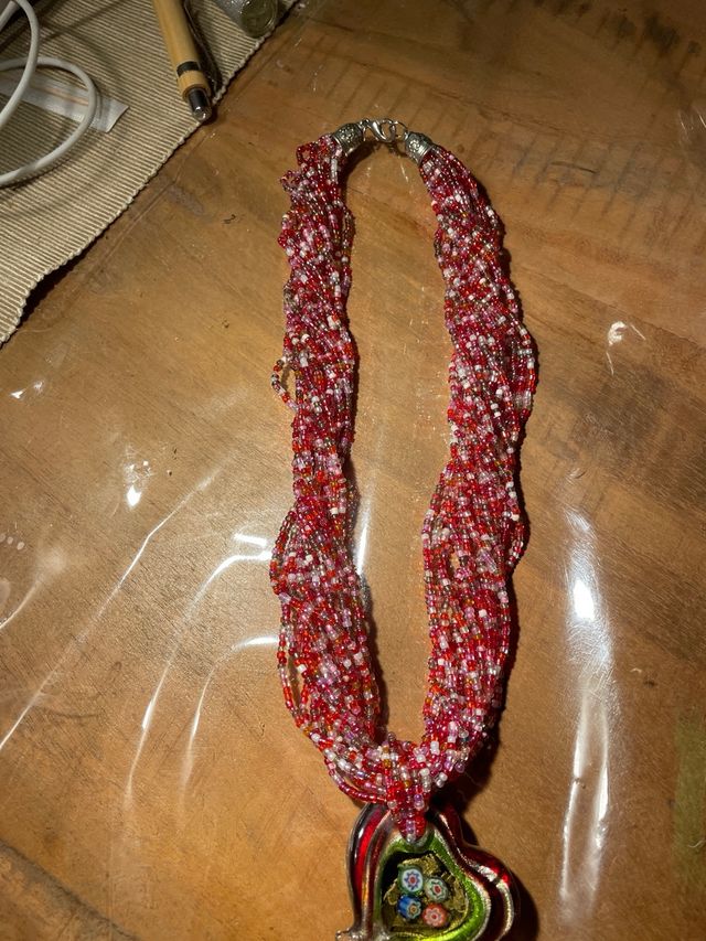 Collana murano torchon