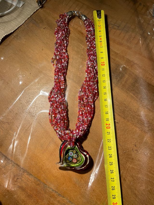 Collana murano torchon