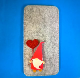 Custodia portaocchiali feltro gnomo