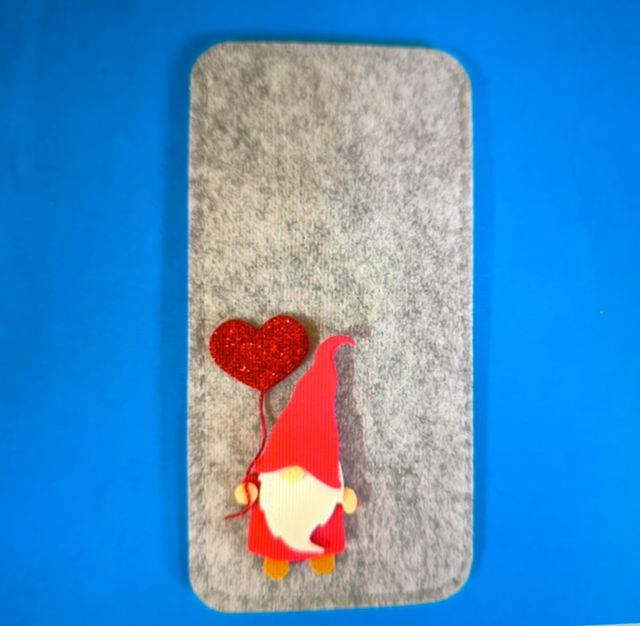 Custodia portaocchiali feltro gnomo