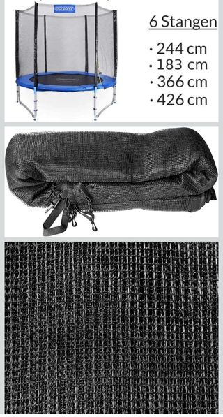 Red de seguridad para cama elástica. Hexagonal 244