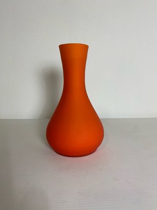 Vaso Vetro Arancione Murano