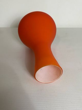 Vaso Vetro Arancione Murano