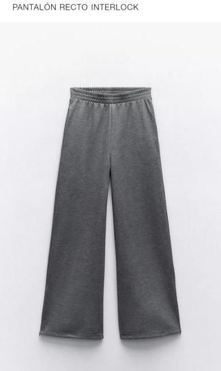Pantalones deportivos Zara grises