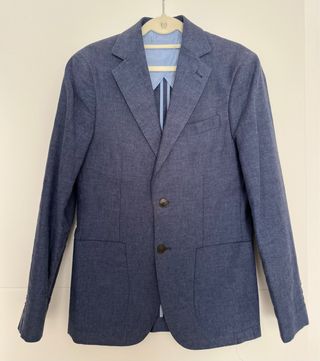 Americana lino melange Álvaro Moreno.