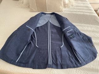 Americana lino melange Álvaro Moreno.