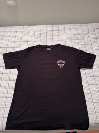 Camiseta Chicago Bulls - Negra/Roja