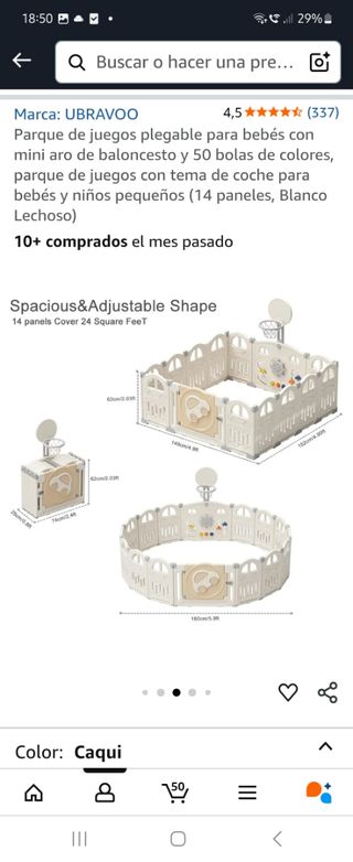Parque Infantil  14 paneles más la ampliación de 4