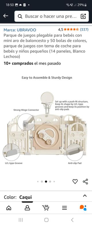 Parque Infantil  14 paneles más la ampliación de 4