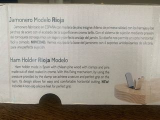 Jamonero Rioja - Soporte Jamón