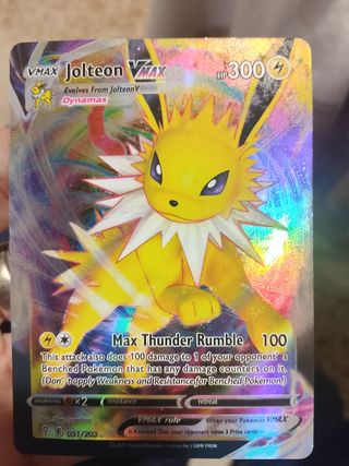 Carte Pokemon JOLTEON VMAX & CROBAT VMAX