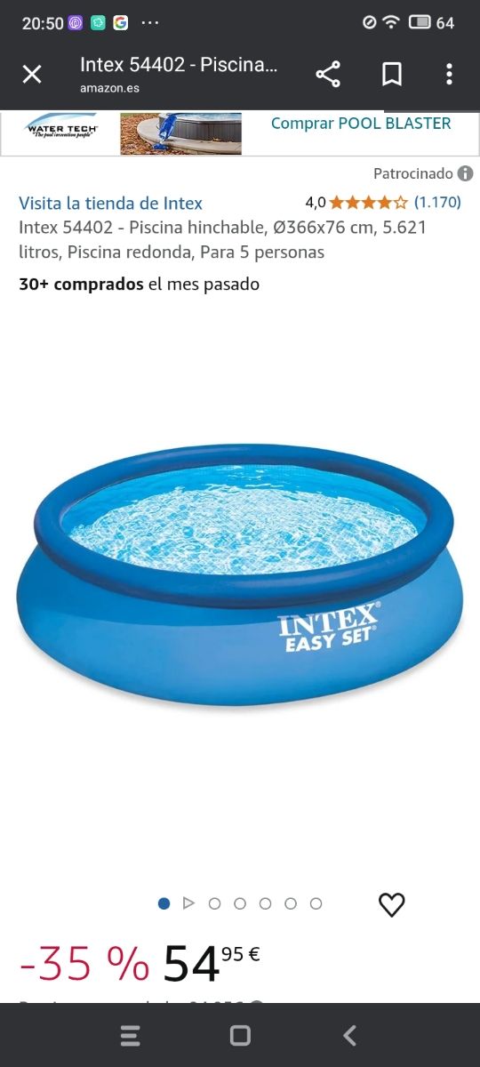 Piscina Intex 54402 hinchable