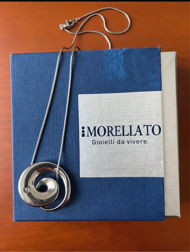 Collana con pendente in acciaio Morellato