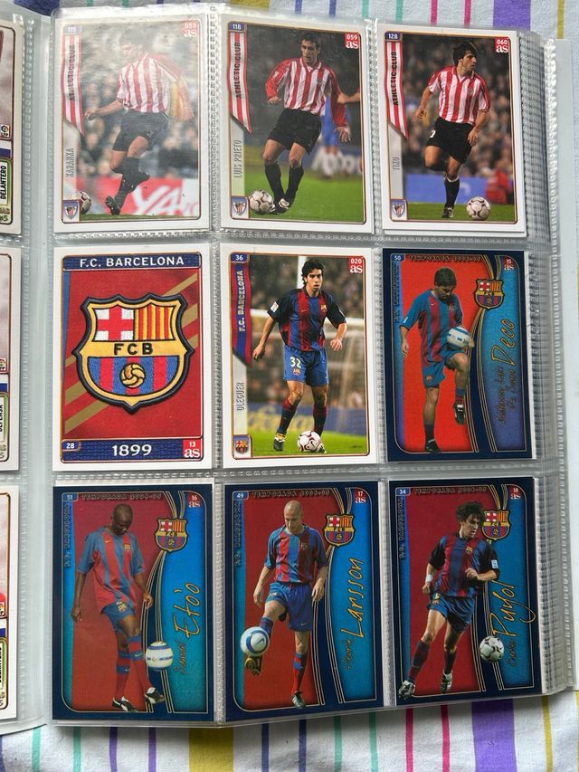 Album cromos Liga 2005