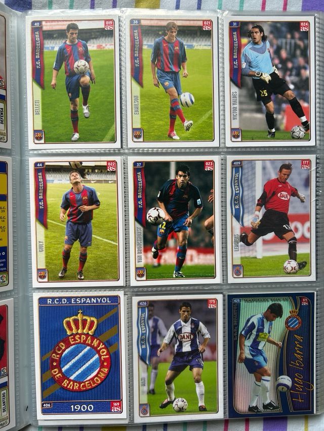 Album cromos Liga 2005