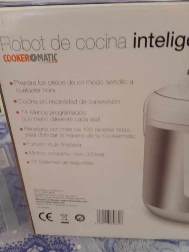 CookerMatic Robot Cocina 5L - Inteligente