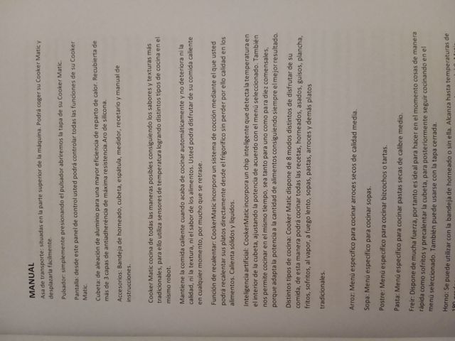 CookerMatic Robot Cocina 5L - Inteligente