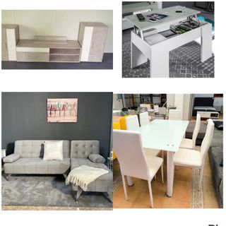 super pack  salon mueble de tv +  sofa + mesa